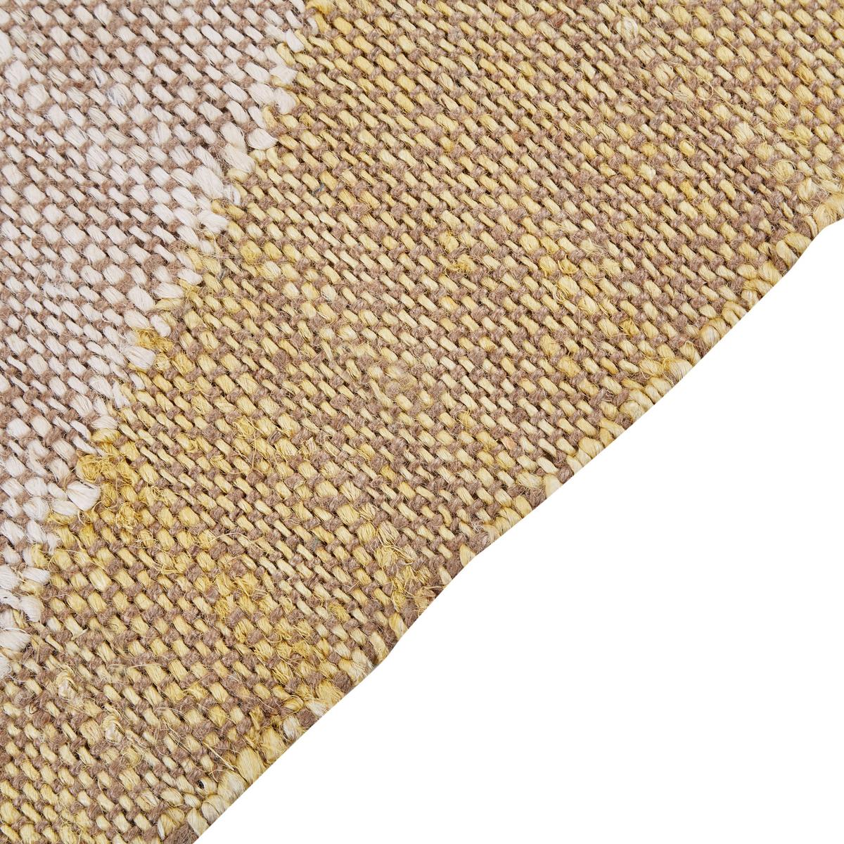 KURZFLOR-TEPPICH Samlar 200/140 cm - Braun, Naturmaterialien (140/200cm) - Beliani
