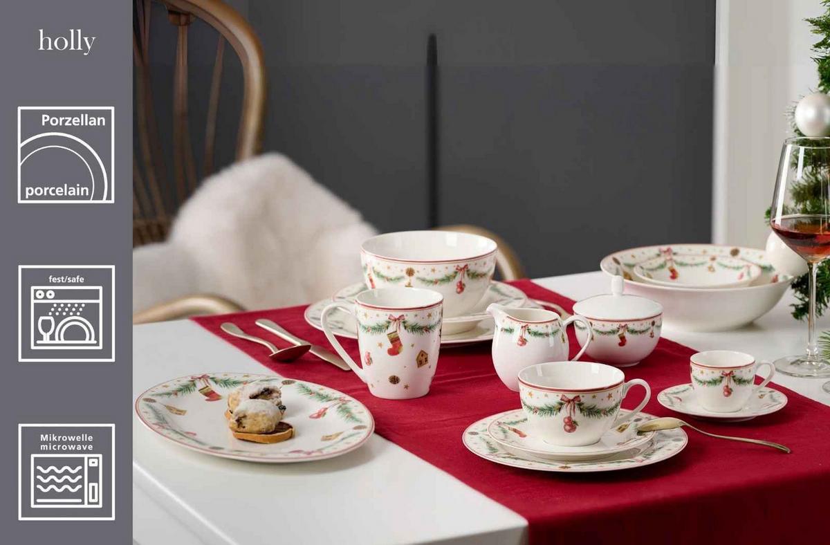 SPEISETELLER Holly bunt ø 27 cm 6er Set - Multicolor, Keramik (27cm) - Ritzenhoff Breker