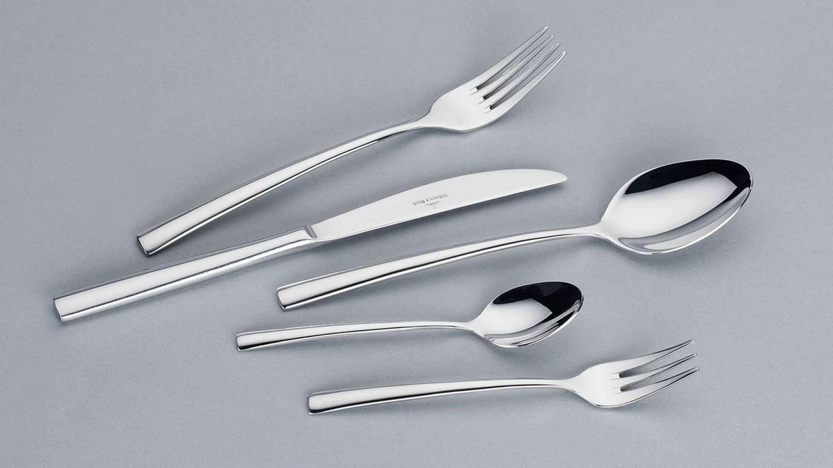 TAFELBESTECK Piemont silber 180-tlg. - Silberfarben, Metall - Villeroy & Boch