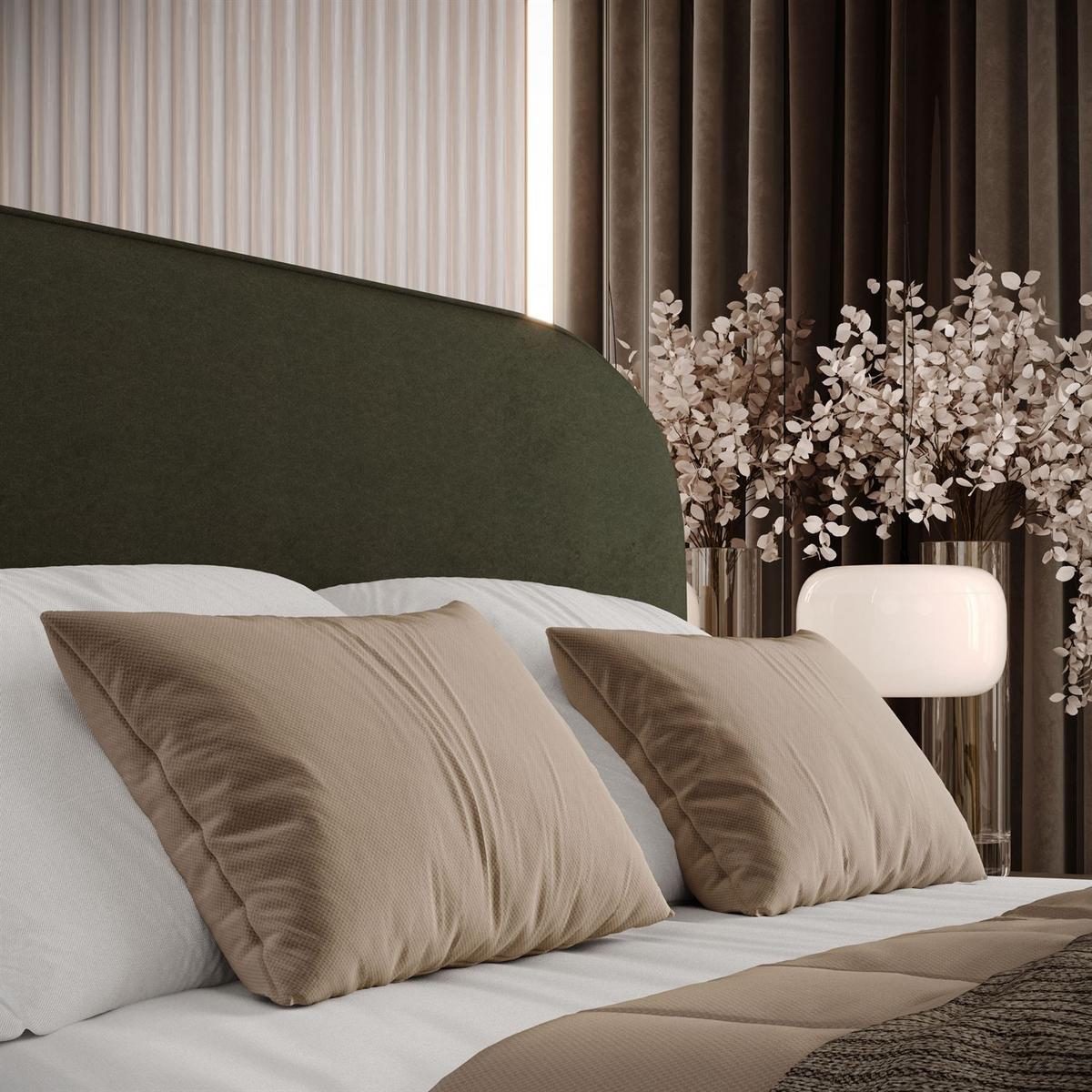 POLSTERBETT OLIMPIA mit Bettkasten 120x200, Castel 39 - Sandfarben, Textil (120/200cm) - Lookway