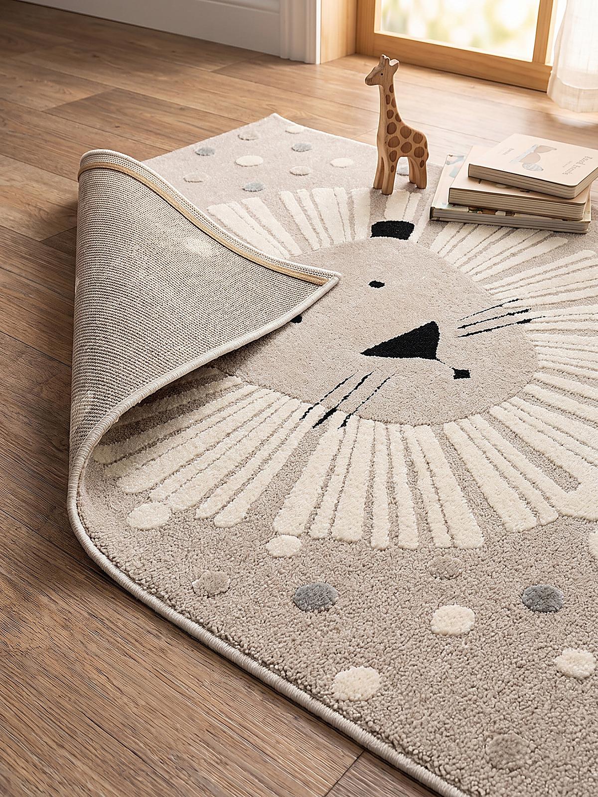 KINDERTEPPICH Kurzflor VELT Polypropylen Beige 120 x 170 cm - Beige, Textil (120/170cm) - KADIMA DESIGN