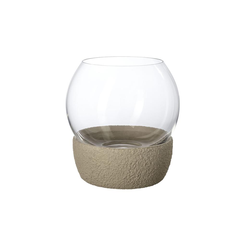 WINDLICHT Perlemor Home ø 15 x 16 cm - Beige, Glas/Keramik (15.5/15.9/15.5cm) - like.Villeroy & Boch
