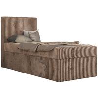 JUGENDBETT TILIO 90/200 - Braun - H3 - Links Seite - Braun, Textil (90/200cm) - MKS