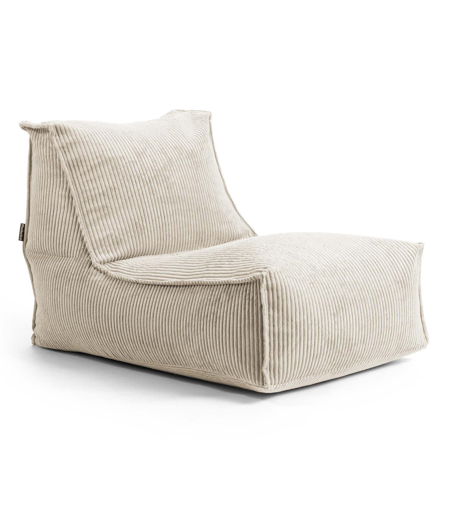 SITZSACK Cord Doze - Beige, Textil (60/65/95cm) - Mokebo