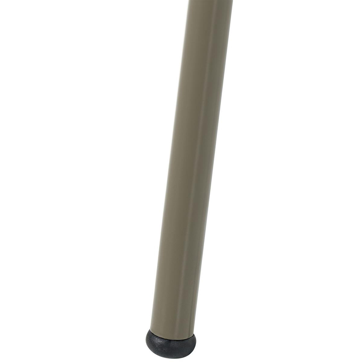 ESSZIMMERSTUHL 4er-Set Stoff Taupe Riley - Taupe, Textil (48/83/52cm) - Beliani