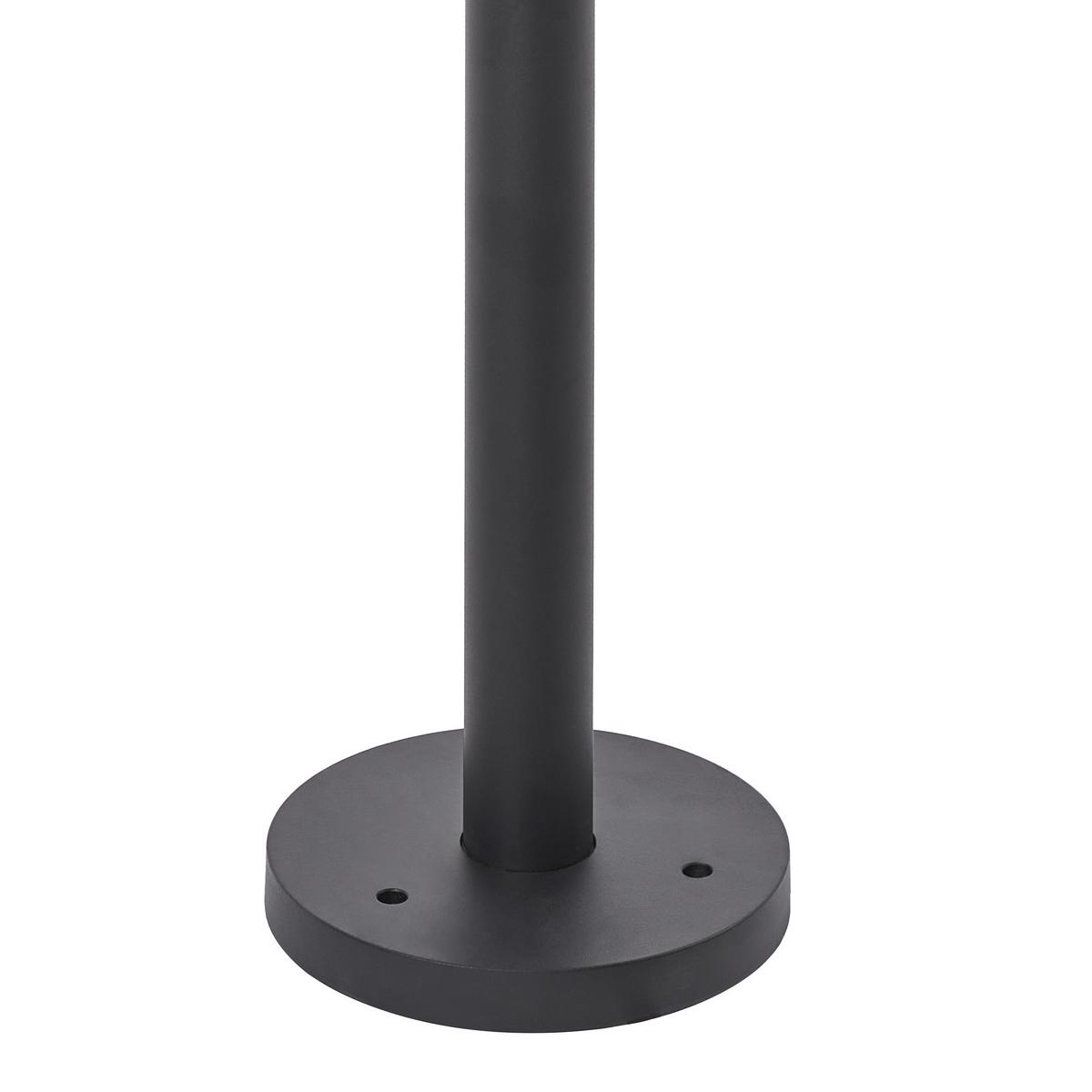 AUSSENLATERNE Schwarz Tizu - Schwarz, Metall (25/57/200cm) - Beliani
