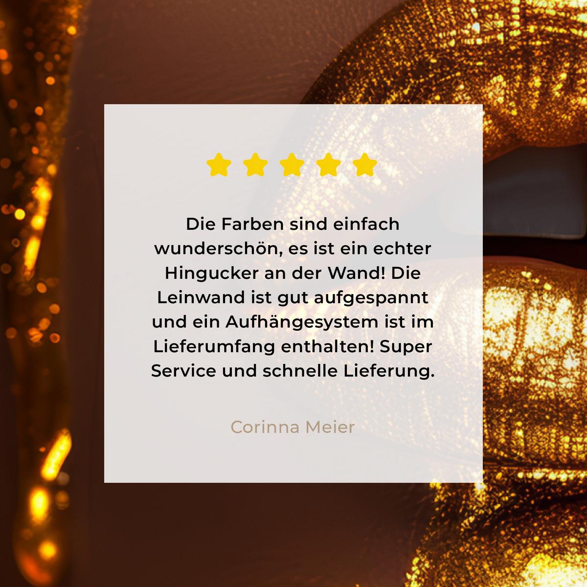 LEINWANDBILD Frau - Gold - Luxus - Porträt Deko Wohnzimmer 20x20 cm - Goldfarben, Textil (20/20cm) - MuchoWow