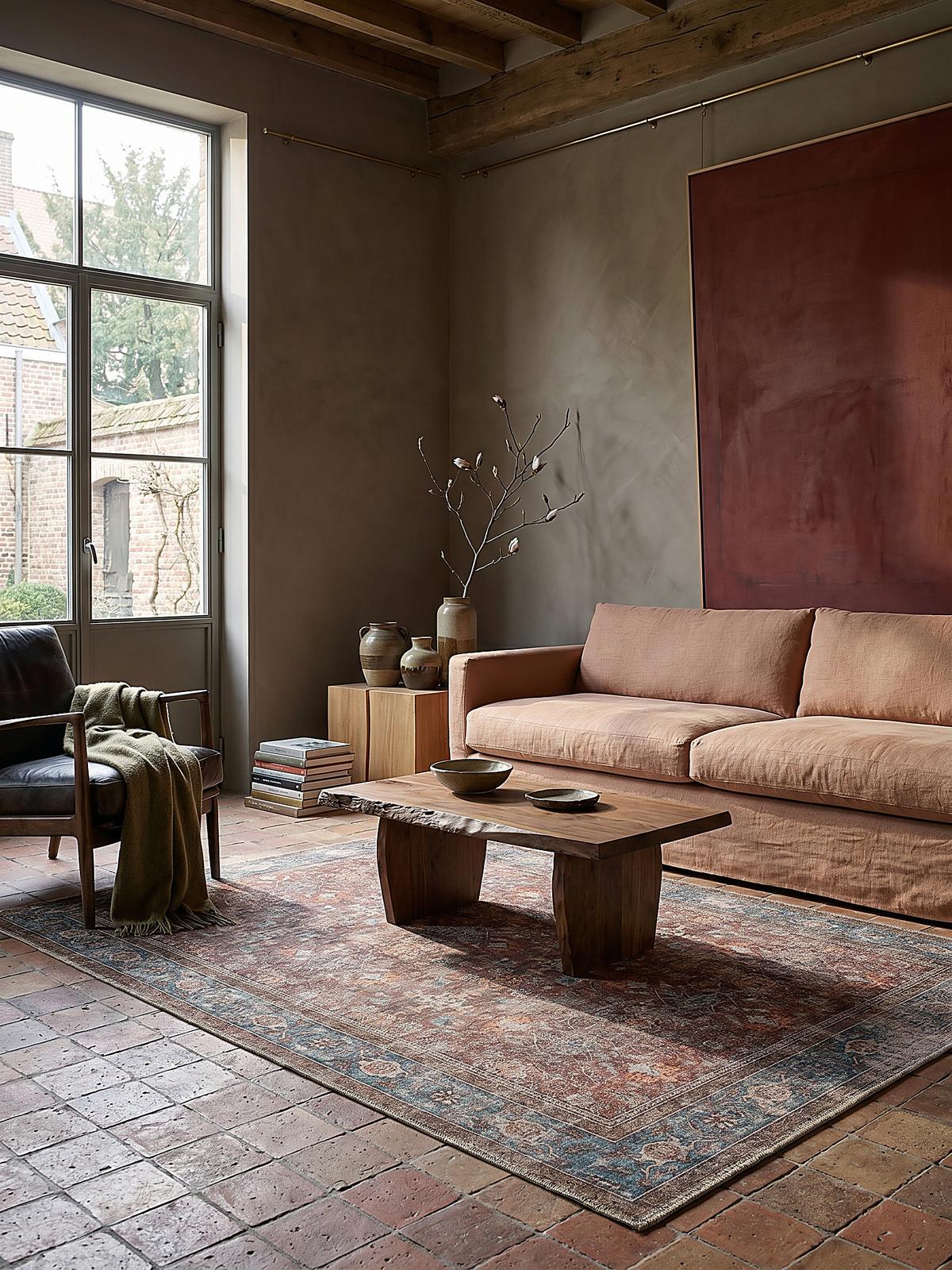 TEPPICH Waschbar HURST, orientalisch, Rot, 115 x 170 cm - Rot, Textil (170/115cm) - KADIMA DESIGN