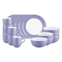 FRÜHSTÜCKS-SET Liberty Pure Colors Grape Purple 18-tlg. - Lila, Keramik (2/2/2cm) - Seltmann Weiden