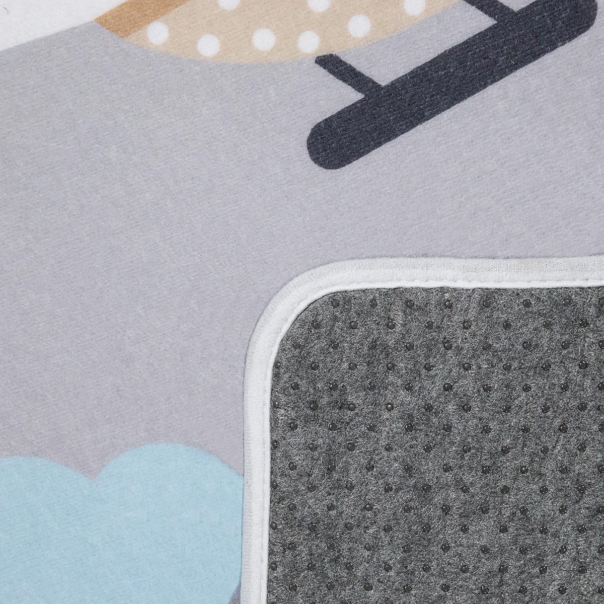 KINDERTEPPICH Waschbar, mit Straße-Motiv, Grau, 155 x 230 cm - Grau, Textil (155/230cm) - KADIMA DESIGN