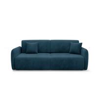 SOFA Dora 3 Sitzplätze Dunkelblau - Blau, Holz (233/92/110cm) - Petits-meubles