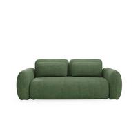 SOFA Carmela 3 Sitzplätze Grün - Grün, Holz (266/95/121cm) - Petits-meubles
