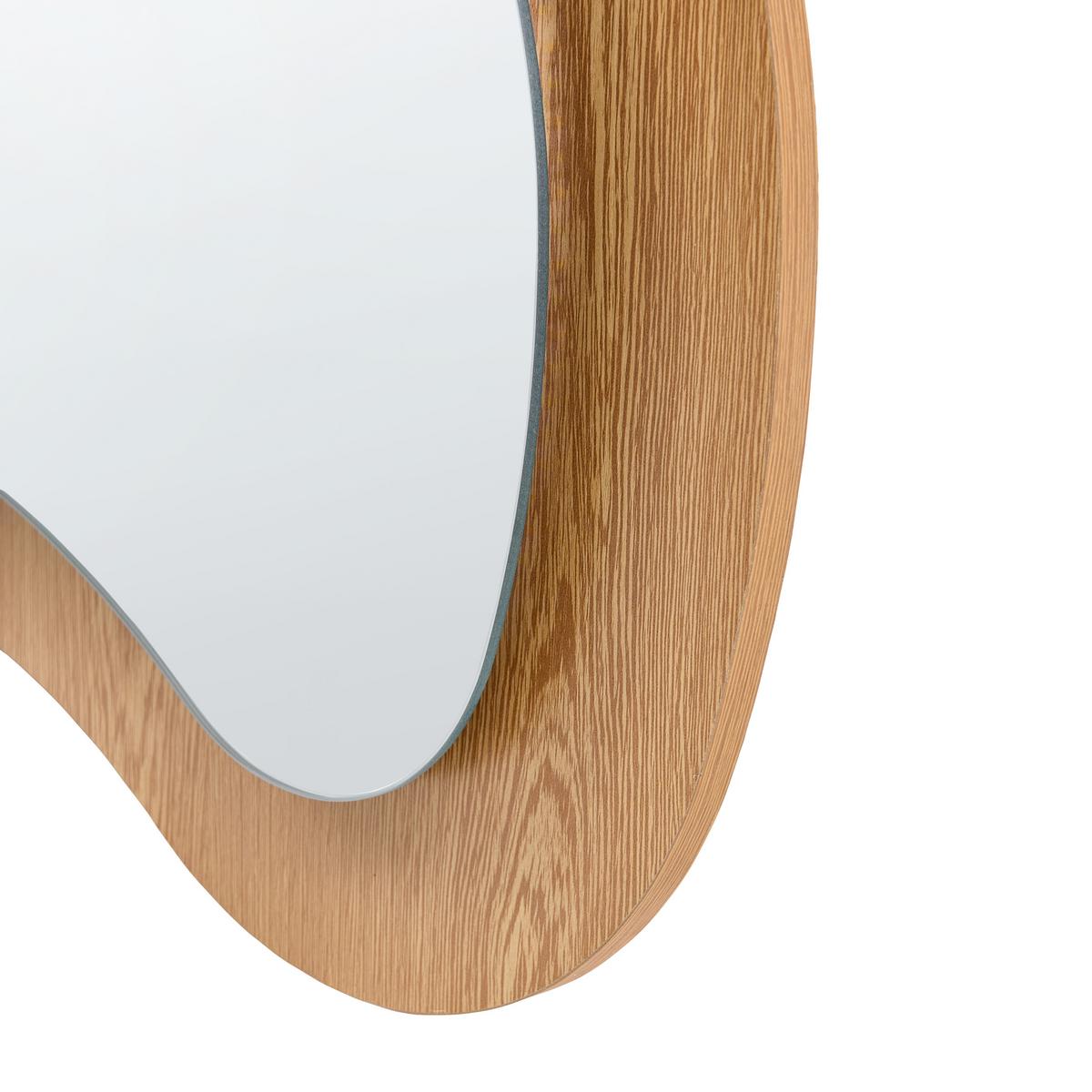 WANDSPIEGEL 61/170 cm Hellbraun LED Combre - Braun, Glas (61/170/2cm) - Beliani
