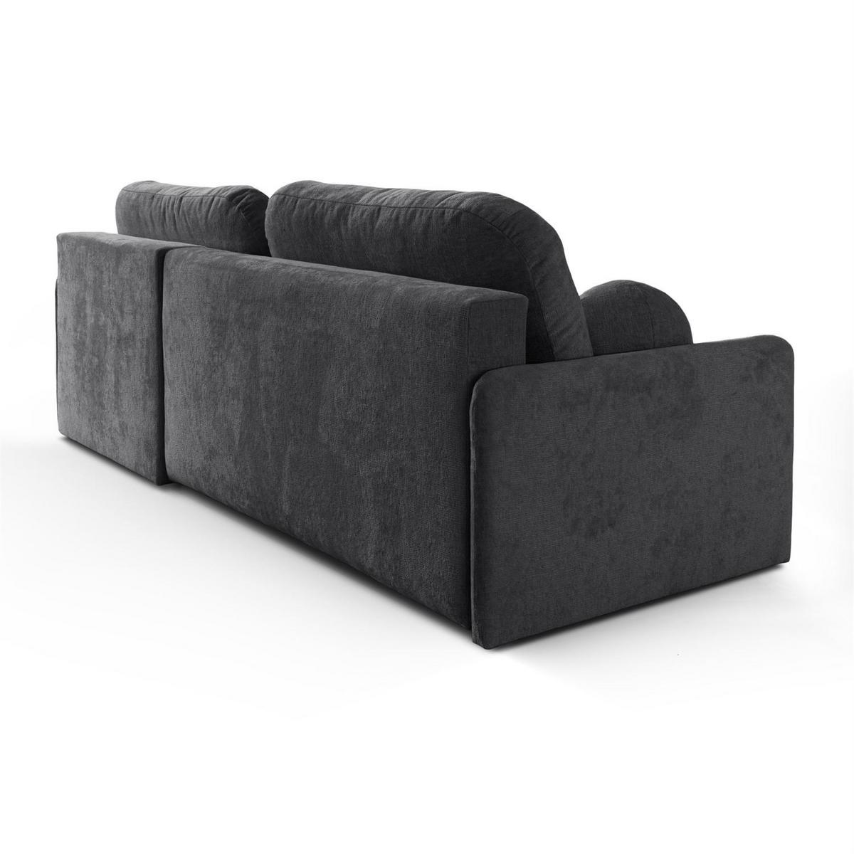 ECKSOFA BLISS mit Schlaffunktion und Bettkasten Harmony 90 - Grau, Textil (212/160cm) - Lookway