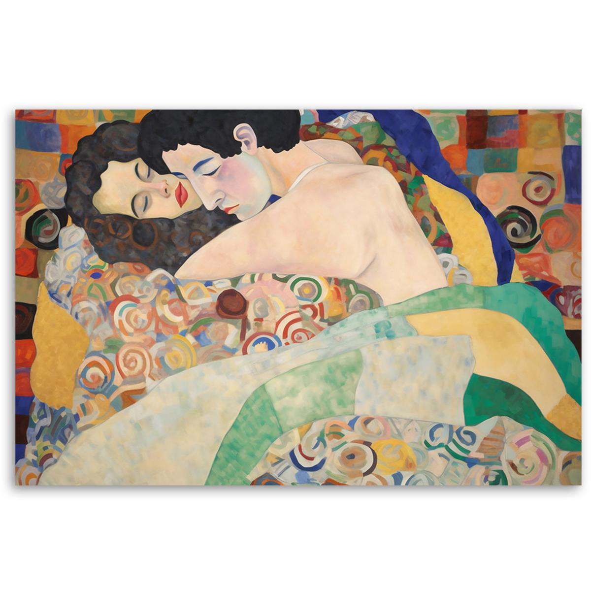 KUNSTDRUCK Grün 60/40 cm - Grün, Textil (60/40cm) - KUNSTLOFT