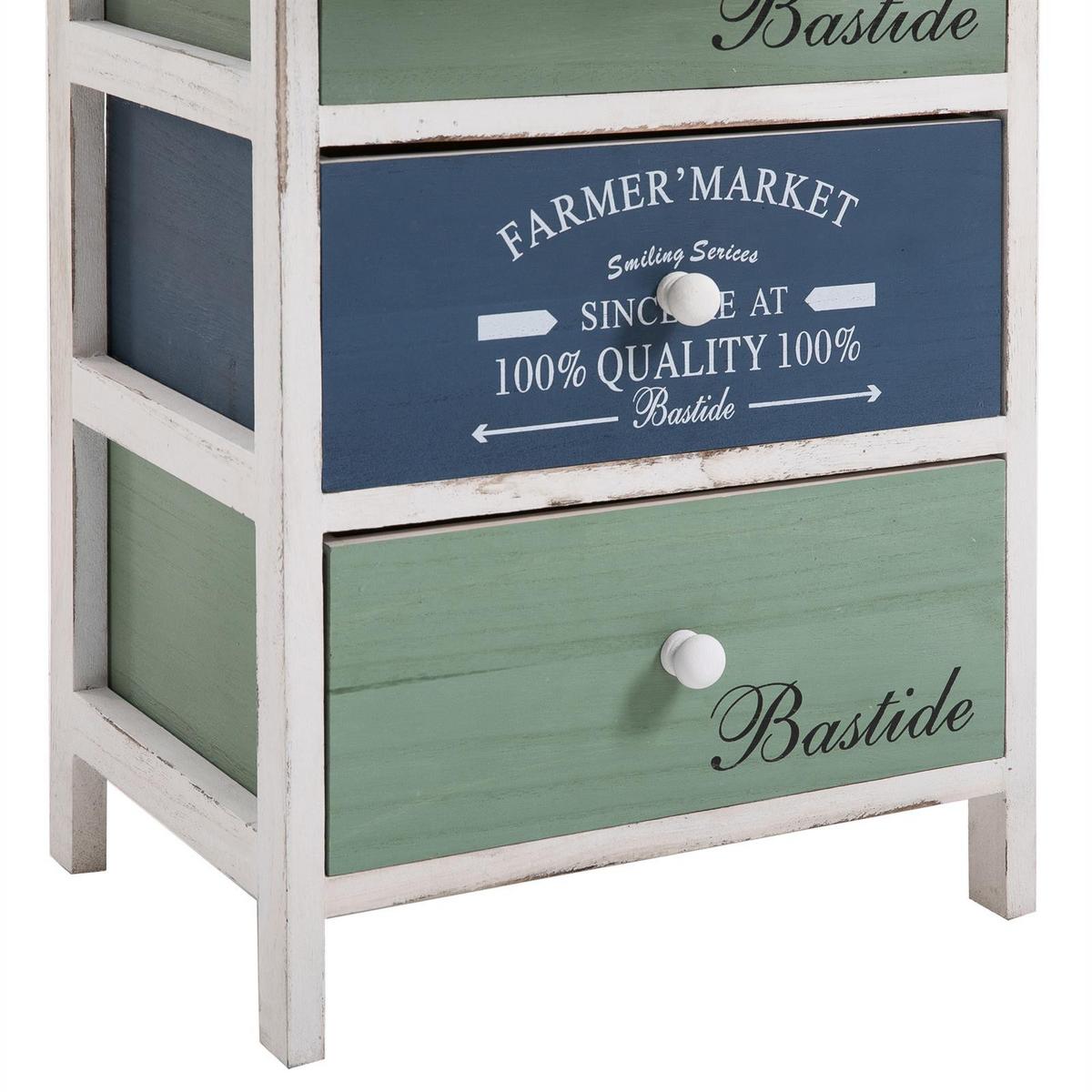 KOMMODE COLORIS weiß - Weiß, Holzwerkstoff (40/77/30cm) - CARO-Möbel