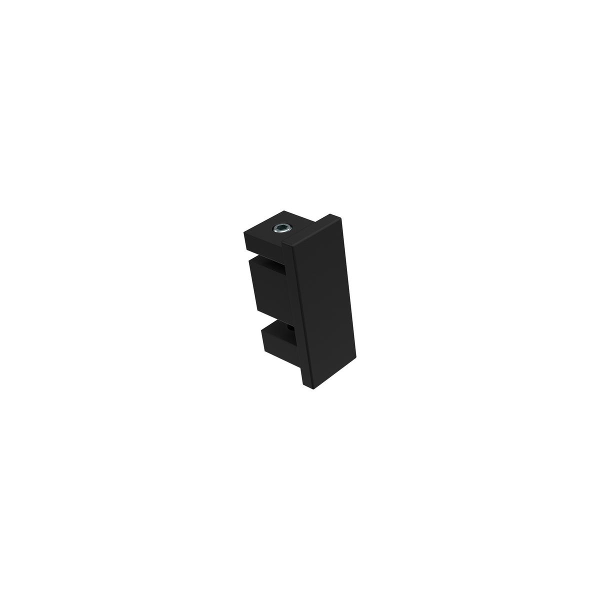 GARDINENSTANGE INNENLAUF Smartline Paxo 420 cm (geteilt in 3 x 140 cm), 3-läufig, 14x35 mm Schwarz - Schwarz, Metall (420cm) - INTERDECO