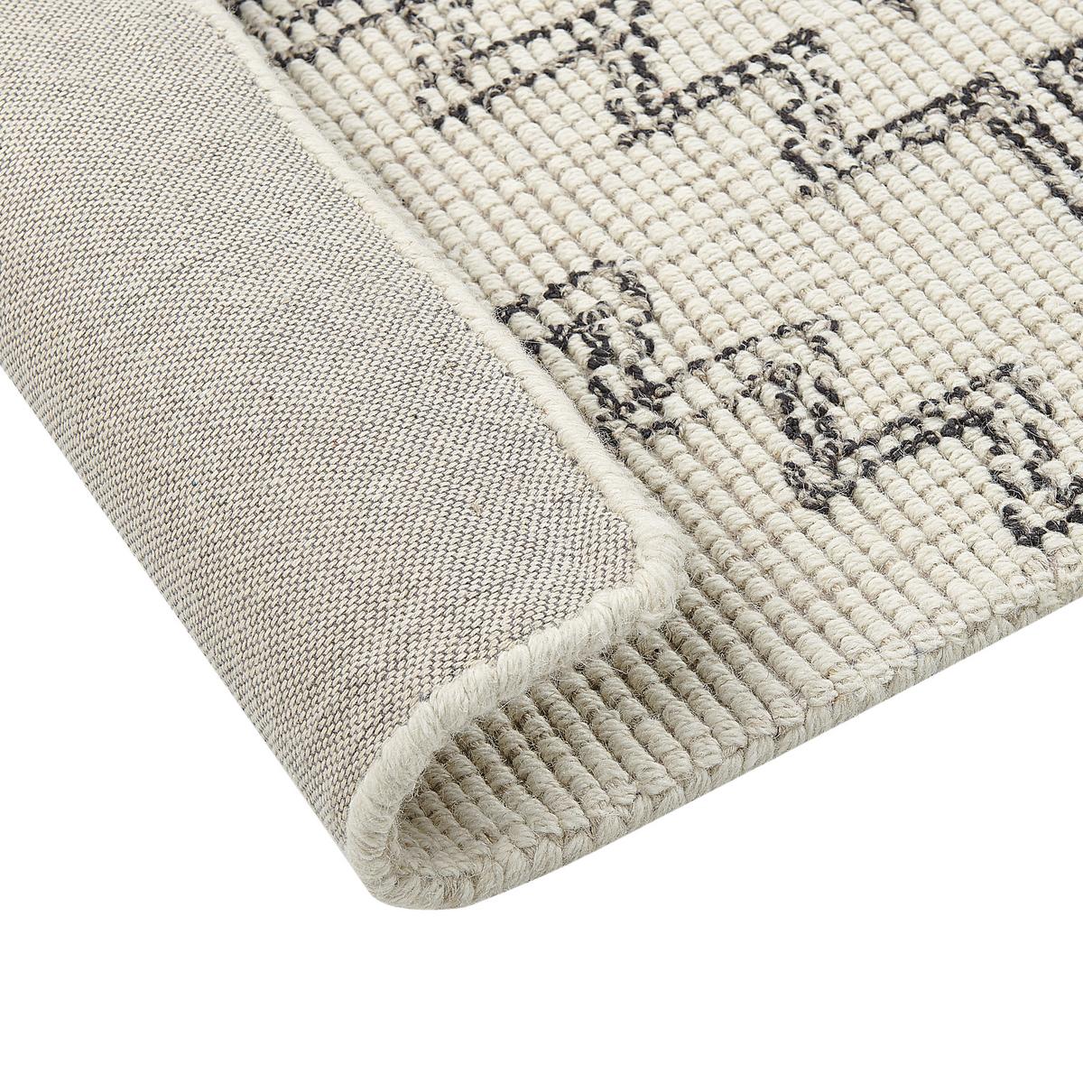 TEPPICH geflochten Urla 150/80 cm - Beige, Textil (80/150cm) - Beliani