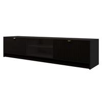 TV-ELEMENT Tireno - Goldfarben/Schwarz, Holzwerkstoff/Metall (180/40/40cm) - MIRJAN24