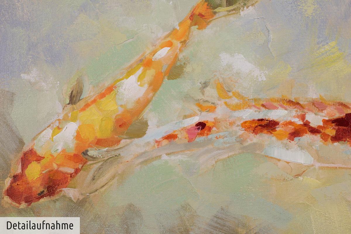 ACRYLBILD HANDGEMALT 100/70 cm - Multicolor, Holz/Textil (100/70cm) - KUNSTLOFT