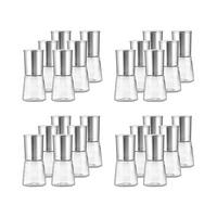 GEWÜRZMÜHLENSET Basic transparent-silber 24-tlg. - Transparent/Silberfarben, Glas/Metall (7/15/14cm) - Ritzenhoff Breker