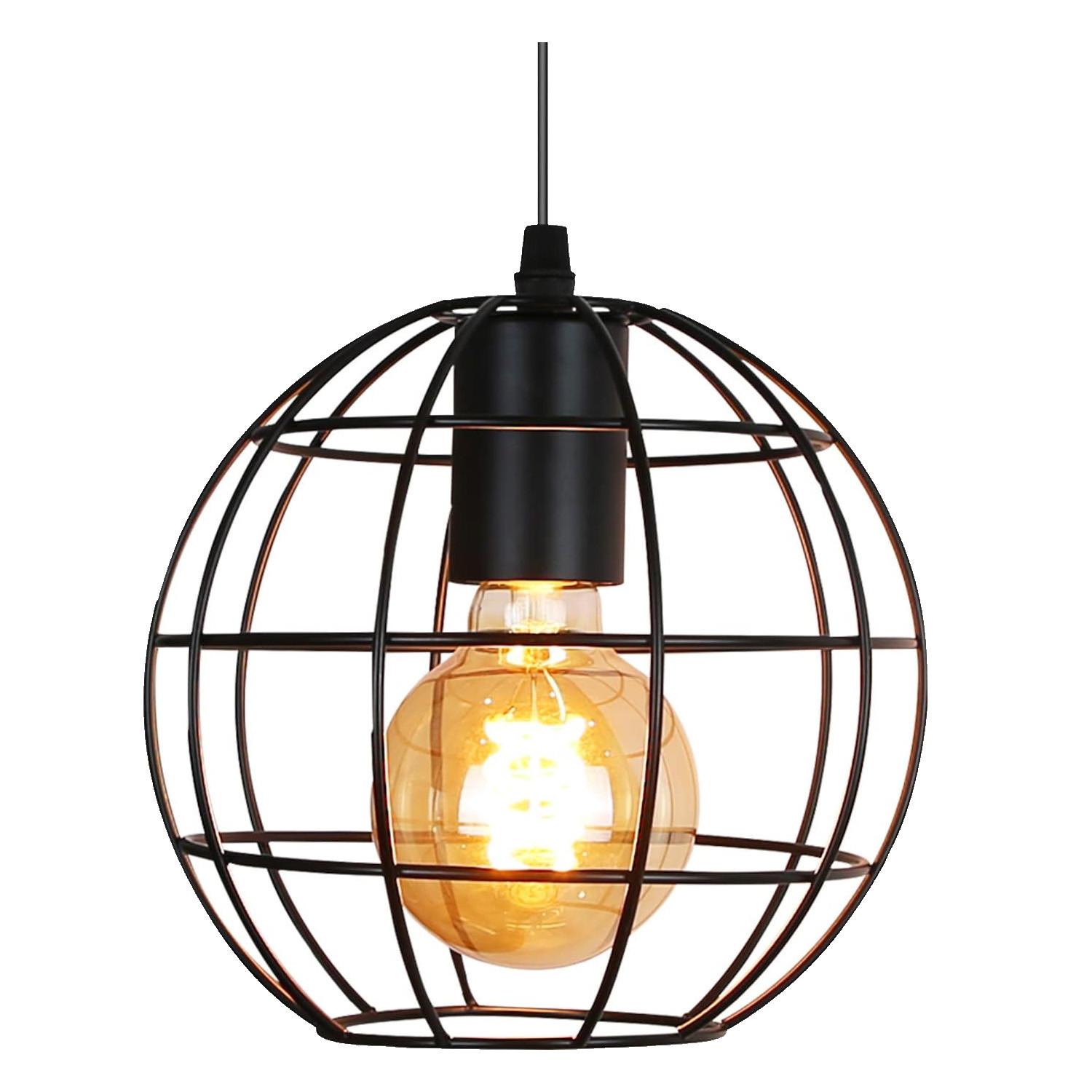 PENDELLEUCHTE Cornelius 19/19/150 cm - Schwarz, Metall (19/19/150cm) - Nettlife