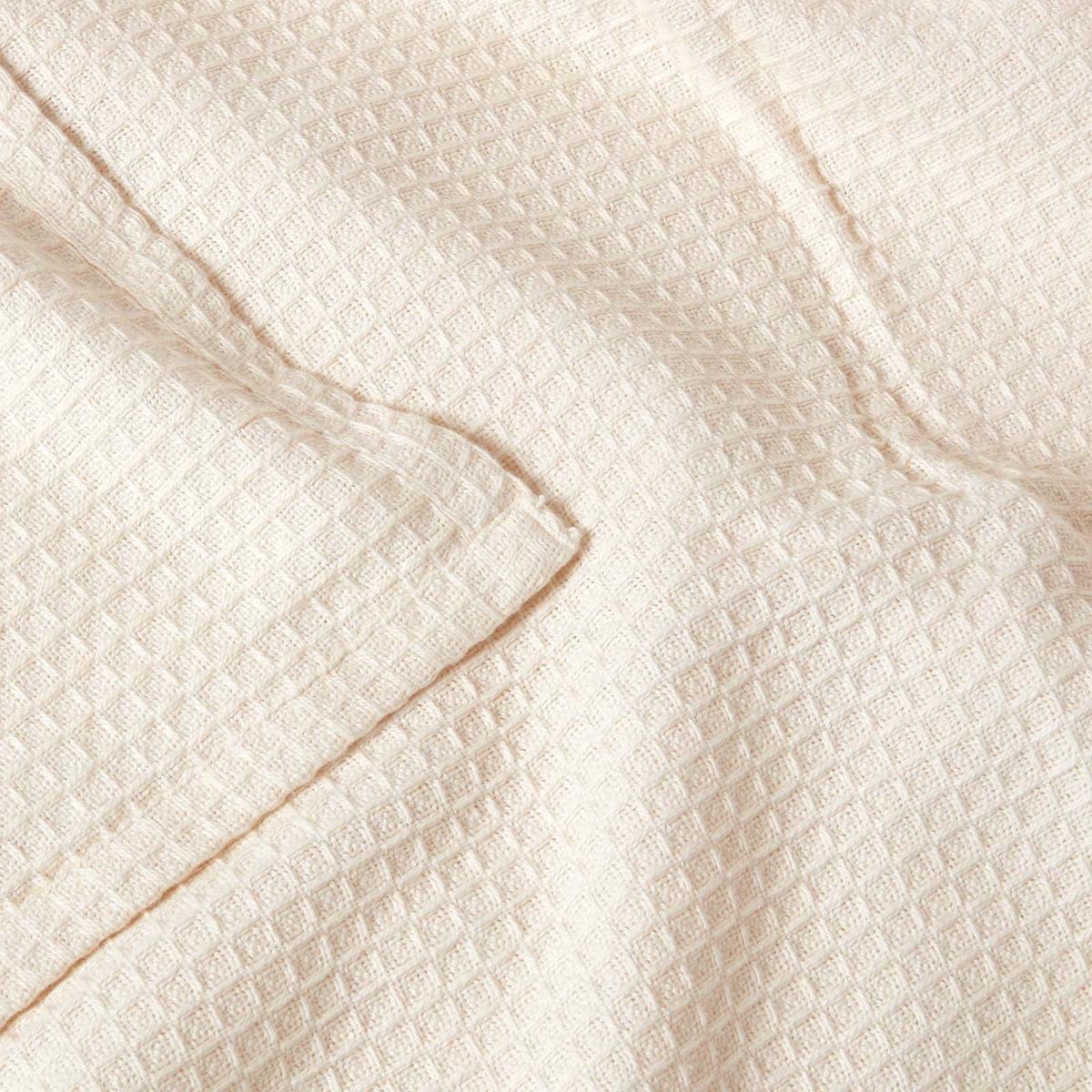 BIO-WOHNDECKE Waffelpiqué 230/280 cm - Naturfarben, Textil (280/230cm) - Homescapes