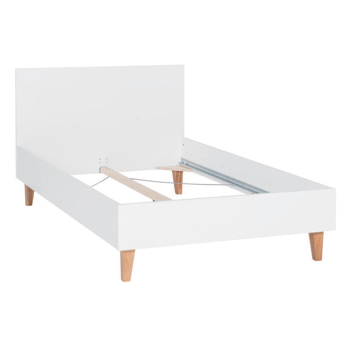 BETT 120/200 Grau - Grau, Holzwerkstoff (120/200cm) - Petits-meubles