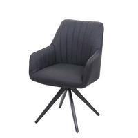 ESSZIMMERSTUHL Anthrazit - Dunkelgrau/Anthrazit, Textil (58/87/62cm) - MCW