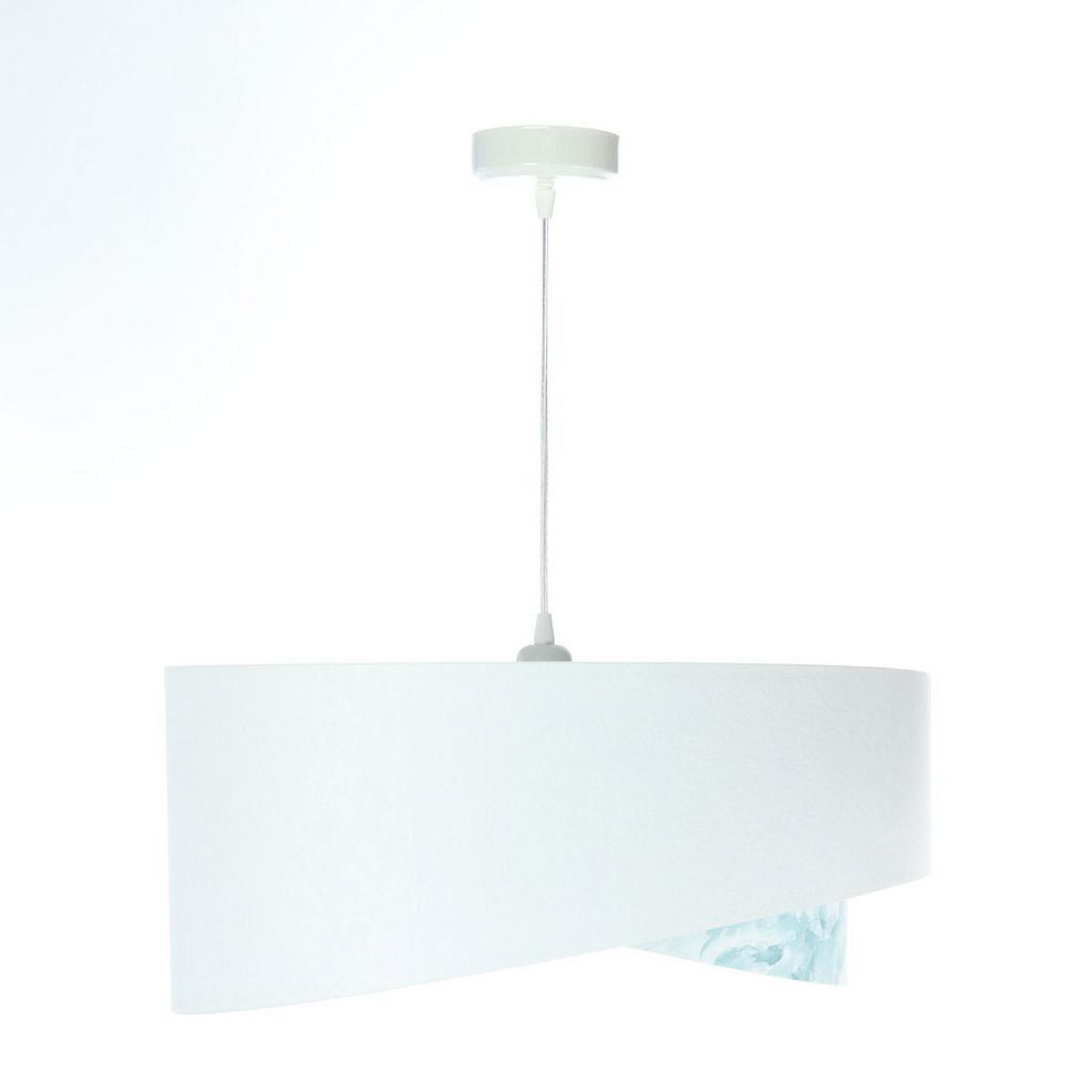 HÄNGELEUCHTE Weiß 50/23 cm - Beige, Kunststoff (50/1/23cm) - ONZENO