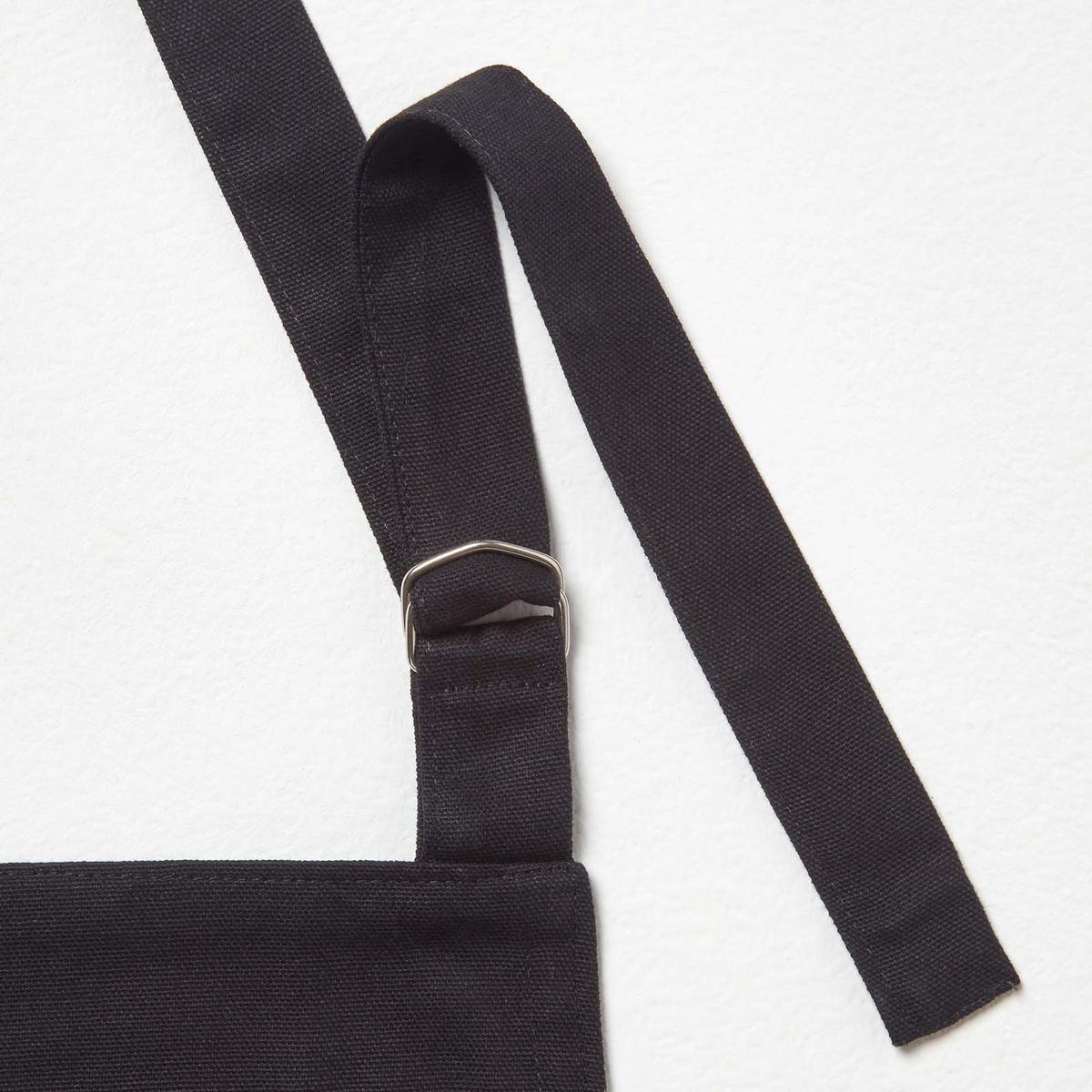KOCHSCHÜRZE 80/85 cm, 100% Baumwolle - Schwarz, Textil (80/85cm) - Homescapes