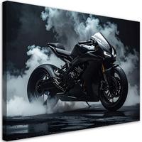 LEINWANDBILD Kraftfahrzeuge 100x70cm - Schwarz, Textil (100/70cm) - Feeby