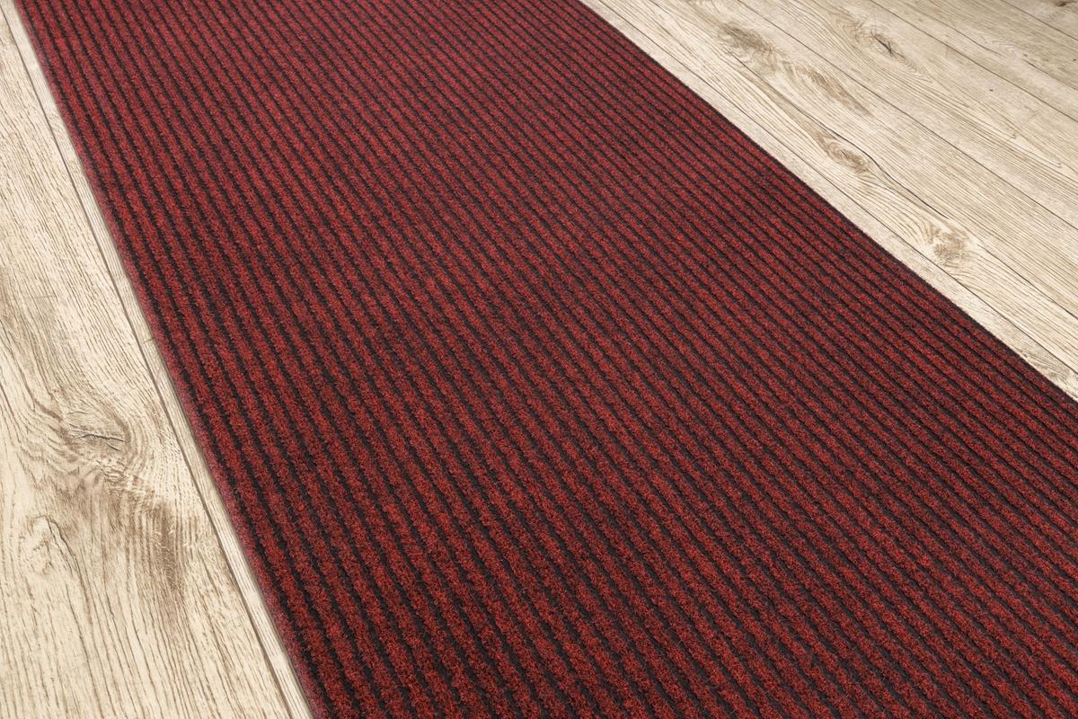 TÜRMATTE rutschfest 120/110 cm - Rot, Textil (120/110cm) - rugsX