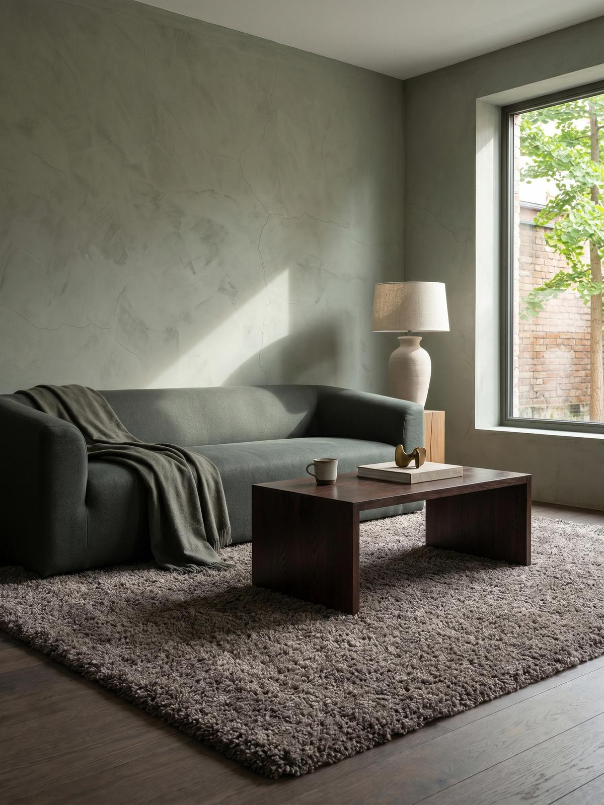 HOCHFLORTEPPICH RHEIN, einfarbig, aus Polypropylen, Taupe, 100 x 200 cm - Braun, Textil (100/200cm) - KADIMA DESIGN