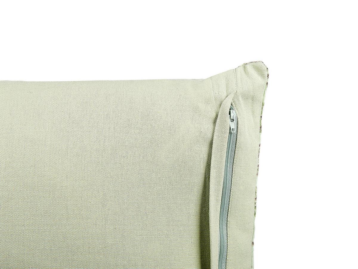 DEKOKISSEN Grün 45/45 cm Rungia - Grün, Textil (45/45cm) - Beliani