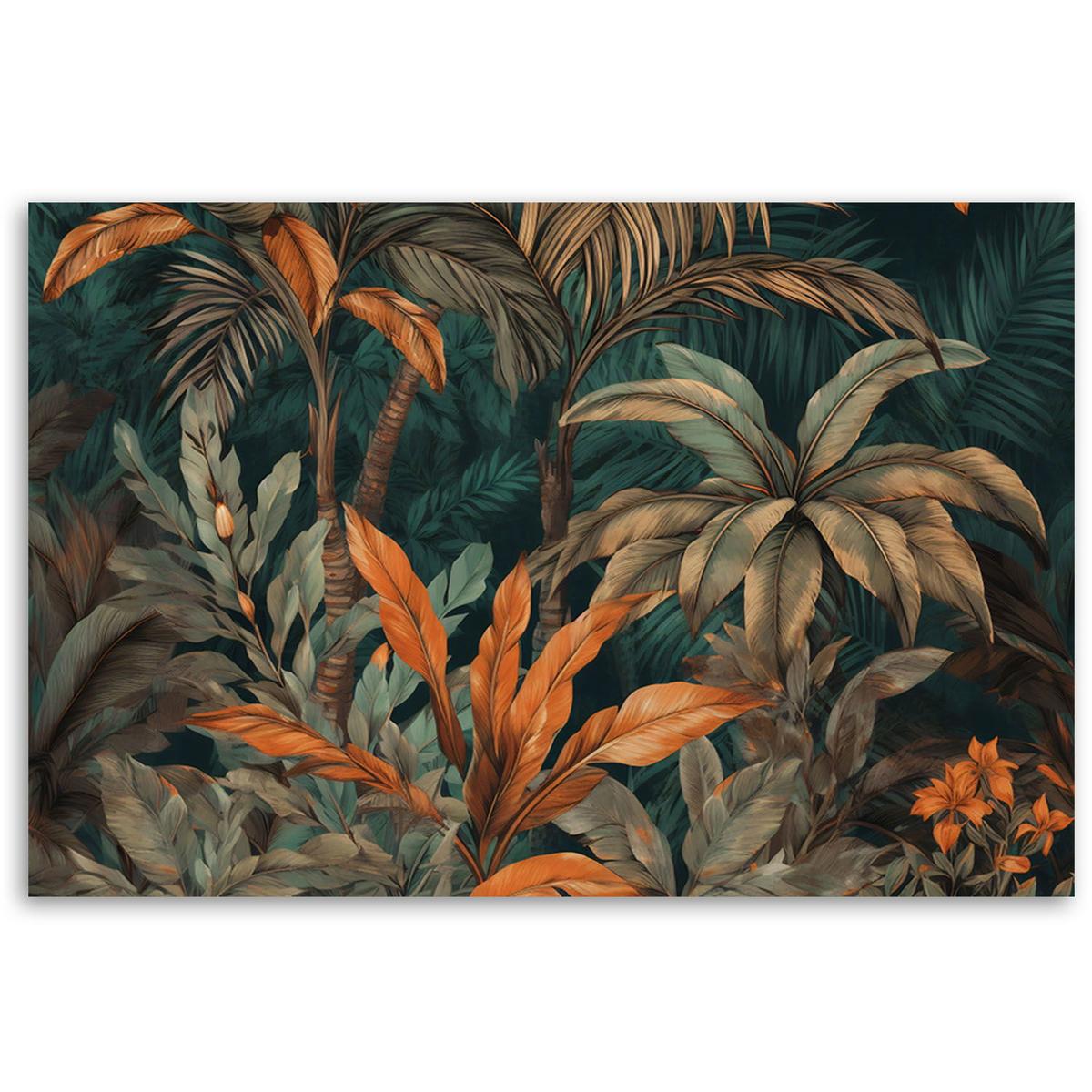 KUNSTDRUCK Grün 100/70 cm - Grün, Textil (100/70cm) - KUNSTLOFT