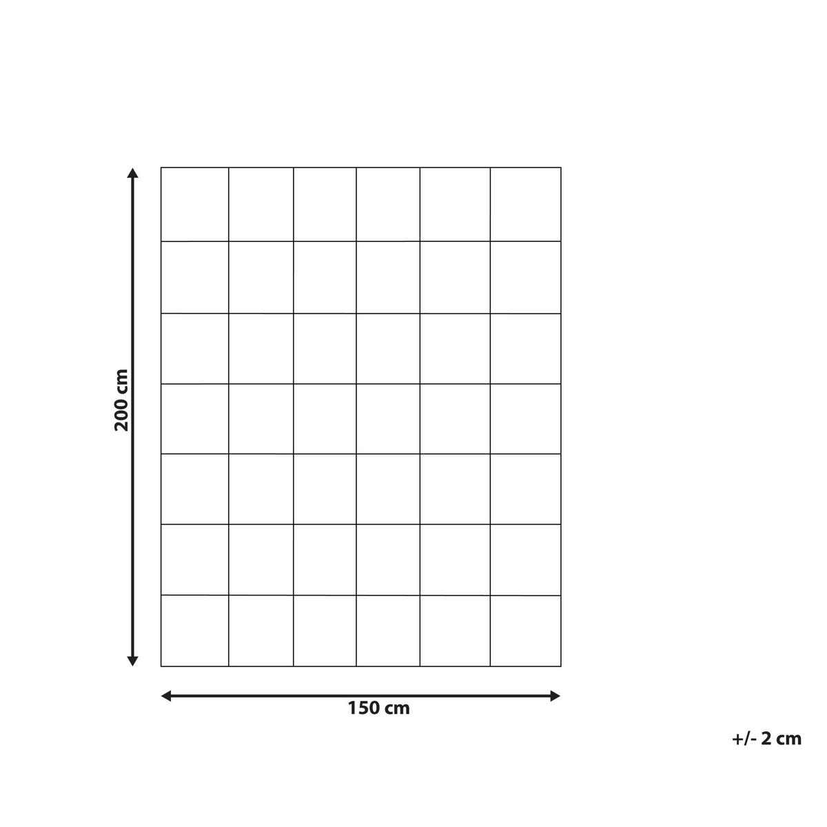 BETTDECKE Entenfedern und Daunen Leicht Warm 150/200 cm Cervino - Weiß, Textil (150/200cm) - Beliani