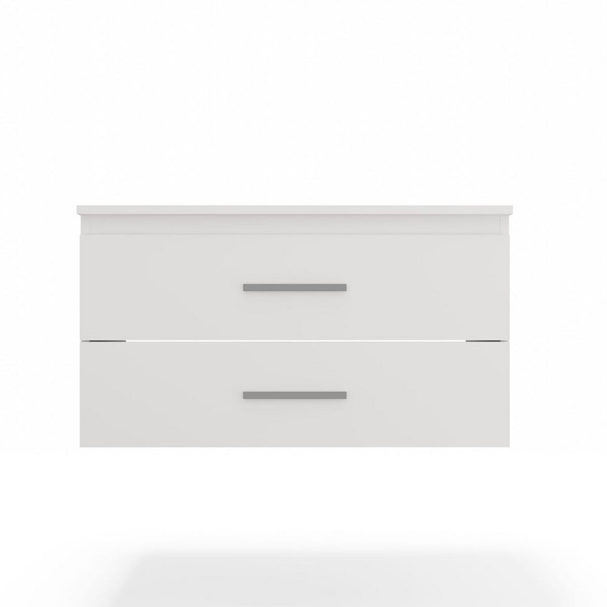 WASCHBECKENUNTERSCHRANK Weiß 80/45/50 - Weiß, Holzwerkstoff (80/45/50cm) - RAUMHIRSCH FURNITURE