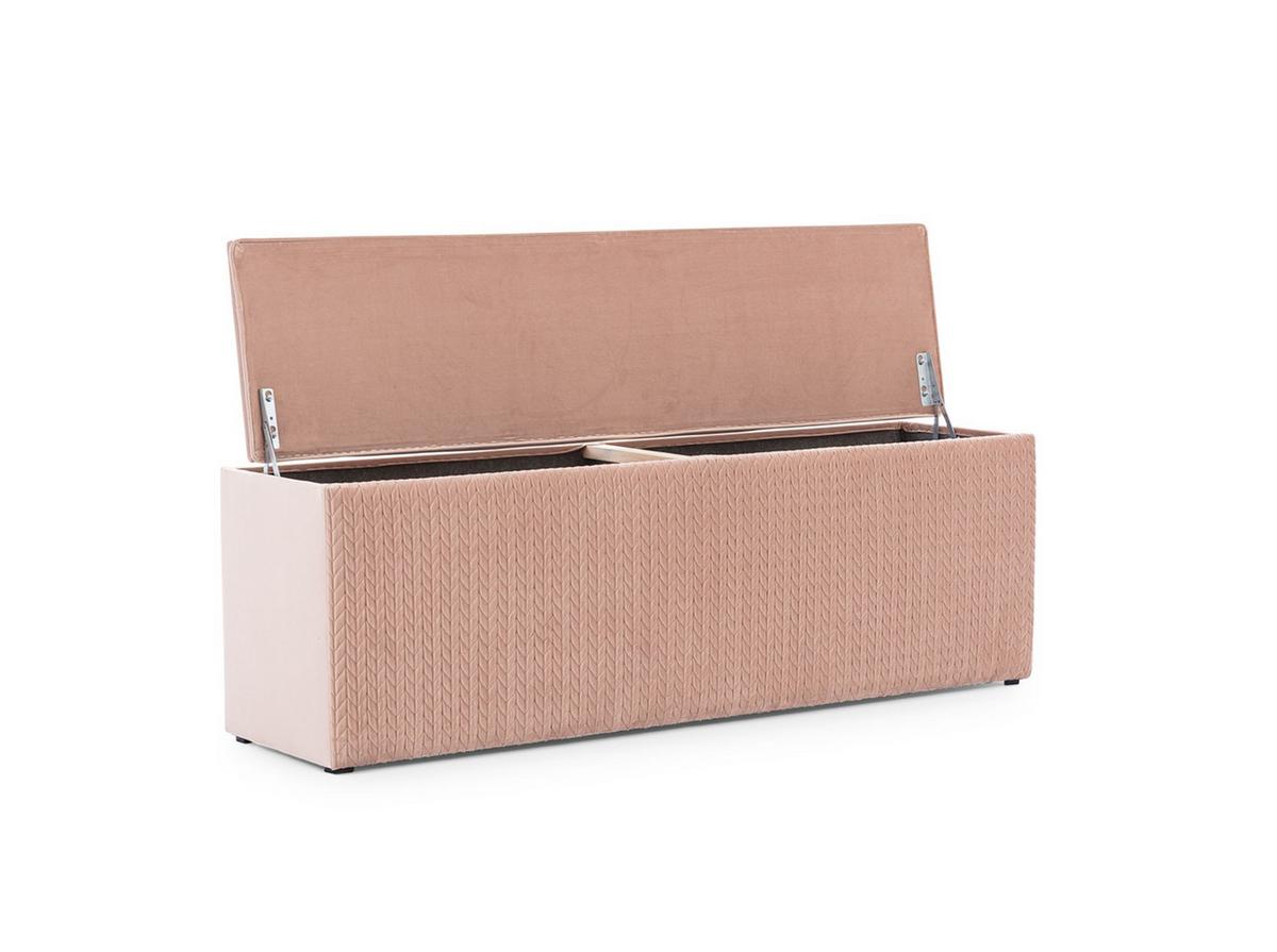 BOXBETT Marten Magic Velvet Set.4 - Hellgrau, Holzwerkstoff/Textil (140/200cm) - Fun Möbel
