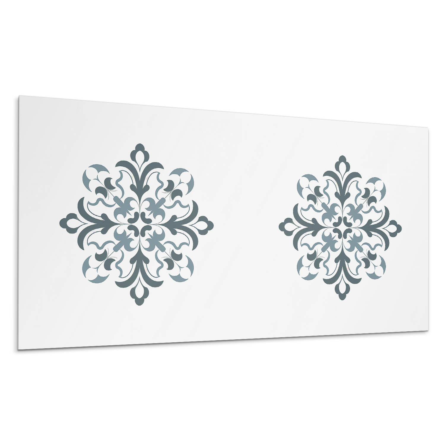 WANDPANEEL 10x 40x20 cm selbstklebend Velaria - Silberfarben, Kunststoff (20/1.6/40cm) - Wallfluent