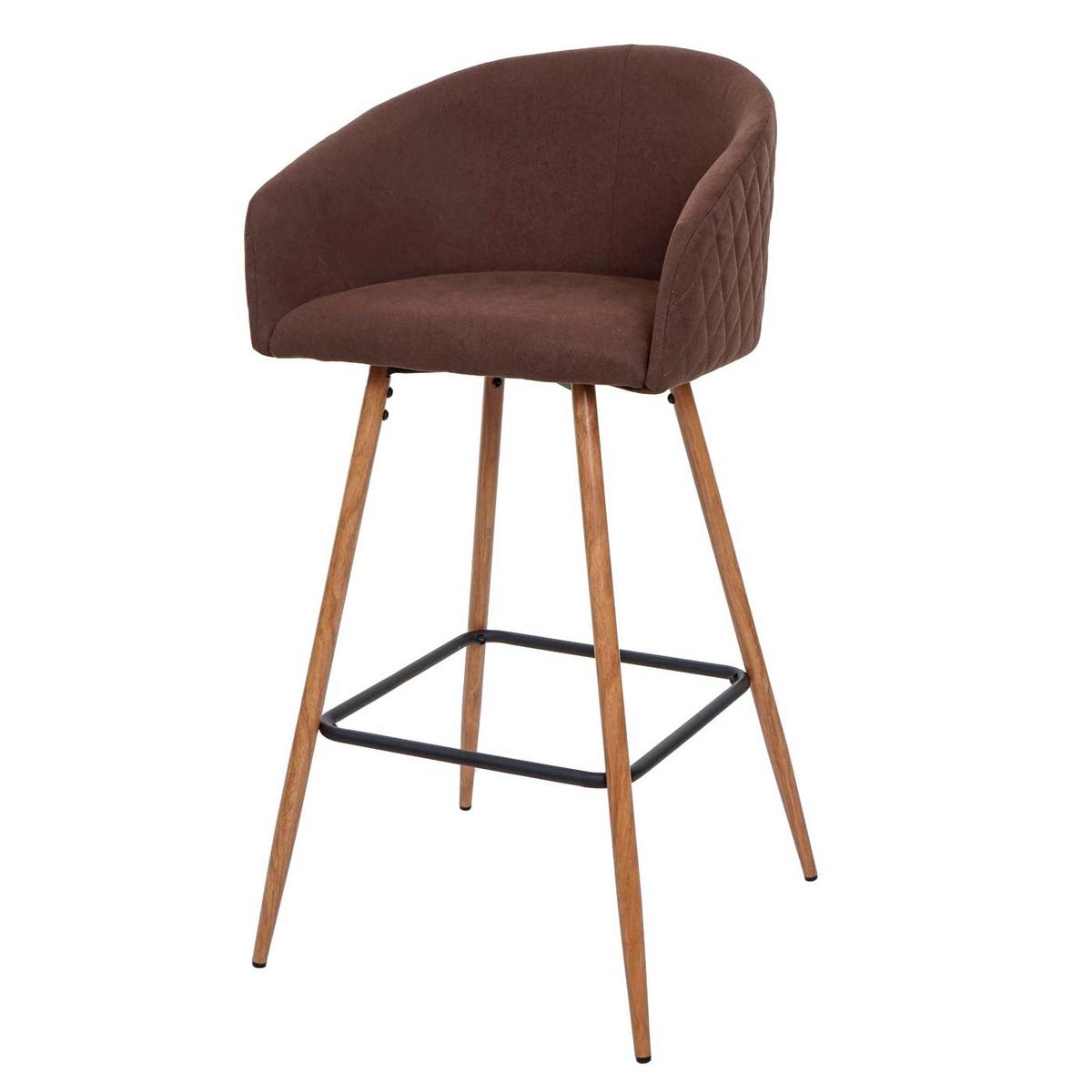 BARHOCKER Braun 2er-Set - Braun, Textil (53/100/50cm) - MCW