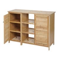 BADEZIMMERSCHRANK Braun - Braun, Holz (99/75/33cm) - MCW