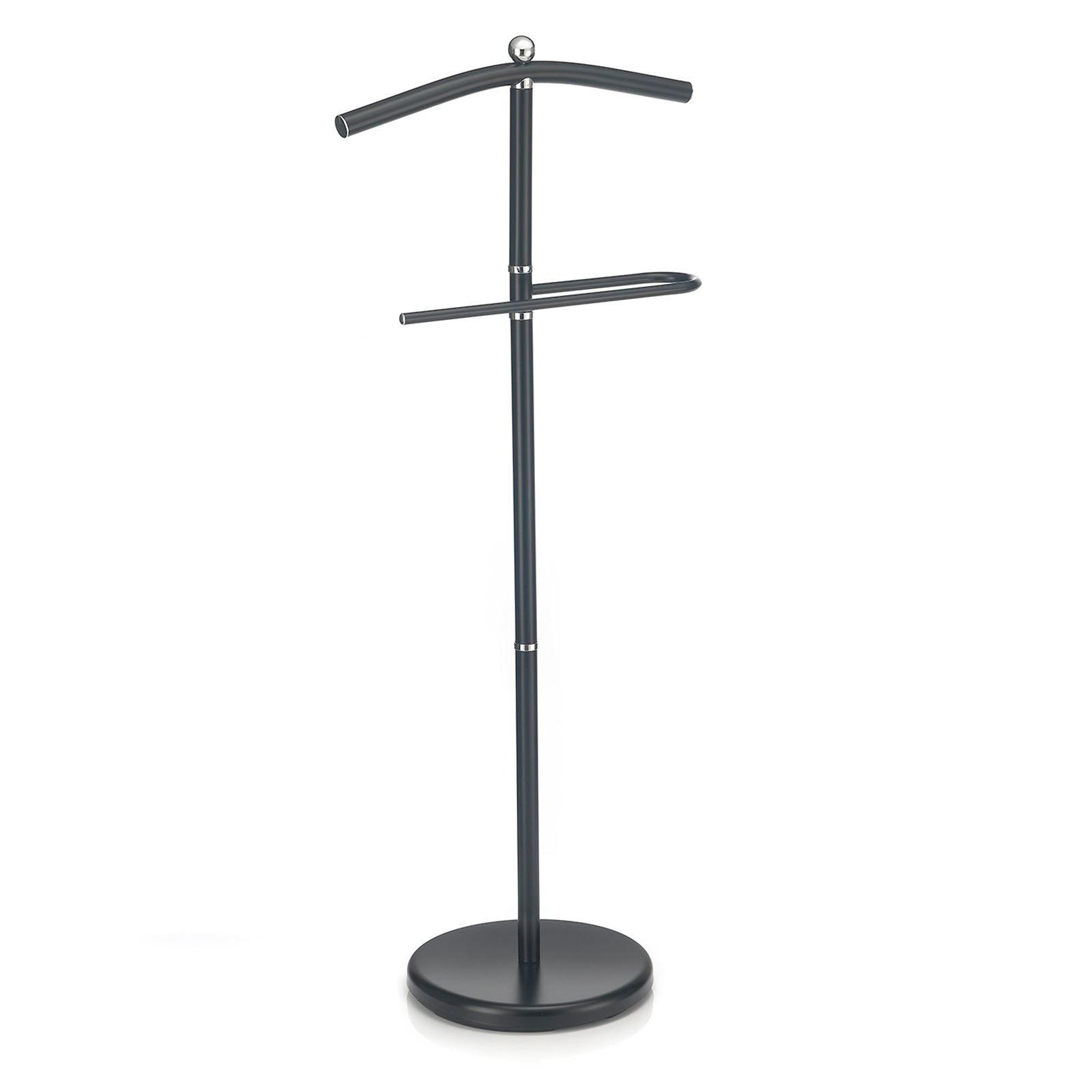 HERRENDIENER JÖRG schwarz - Schwarz, Metall (45/108/27cm) - CARO-Möbel