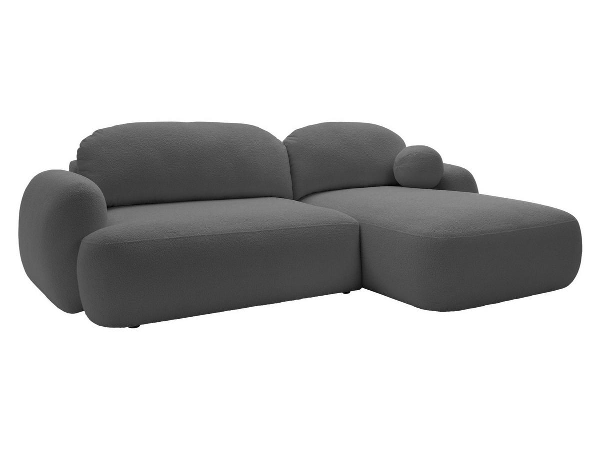 ECKSOFA Mayo, Seite: Rechts - Schwarz/Grau, Holz/Kunststoff (275/175cm) - MIRJAN24