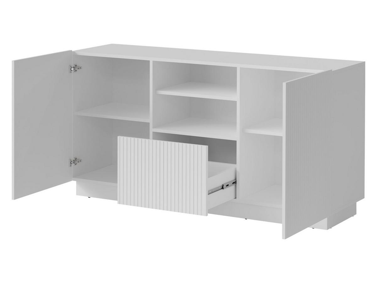KOMMODE Liverti 150 2D1SZ - Schwarz/Weiß, Holzwerkstoff/Kunststoff (150/78/42cm) - MIRJAN24