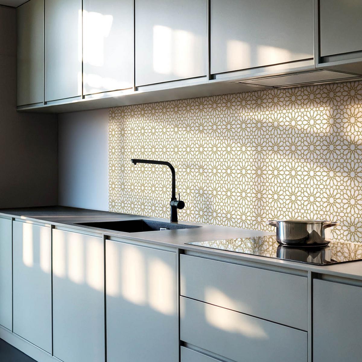WANDPANEEL 6x 60x30 cm selbstklebend Zahira - Ecru, Kunststoff (30/1.6/60cm) - Wallfluent