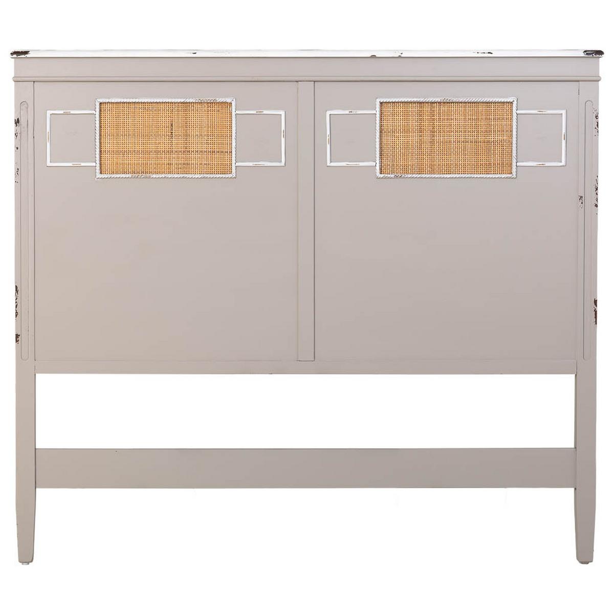 BETTKOPFTEIL 150x6x130 cm - Grau, Holz (150/130/6cm) - Wanderlust