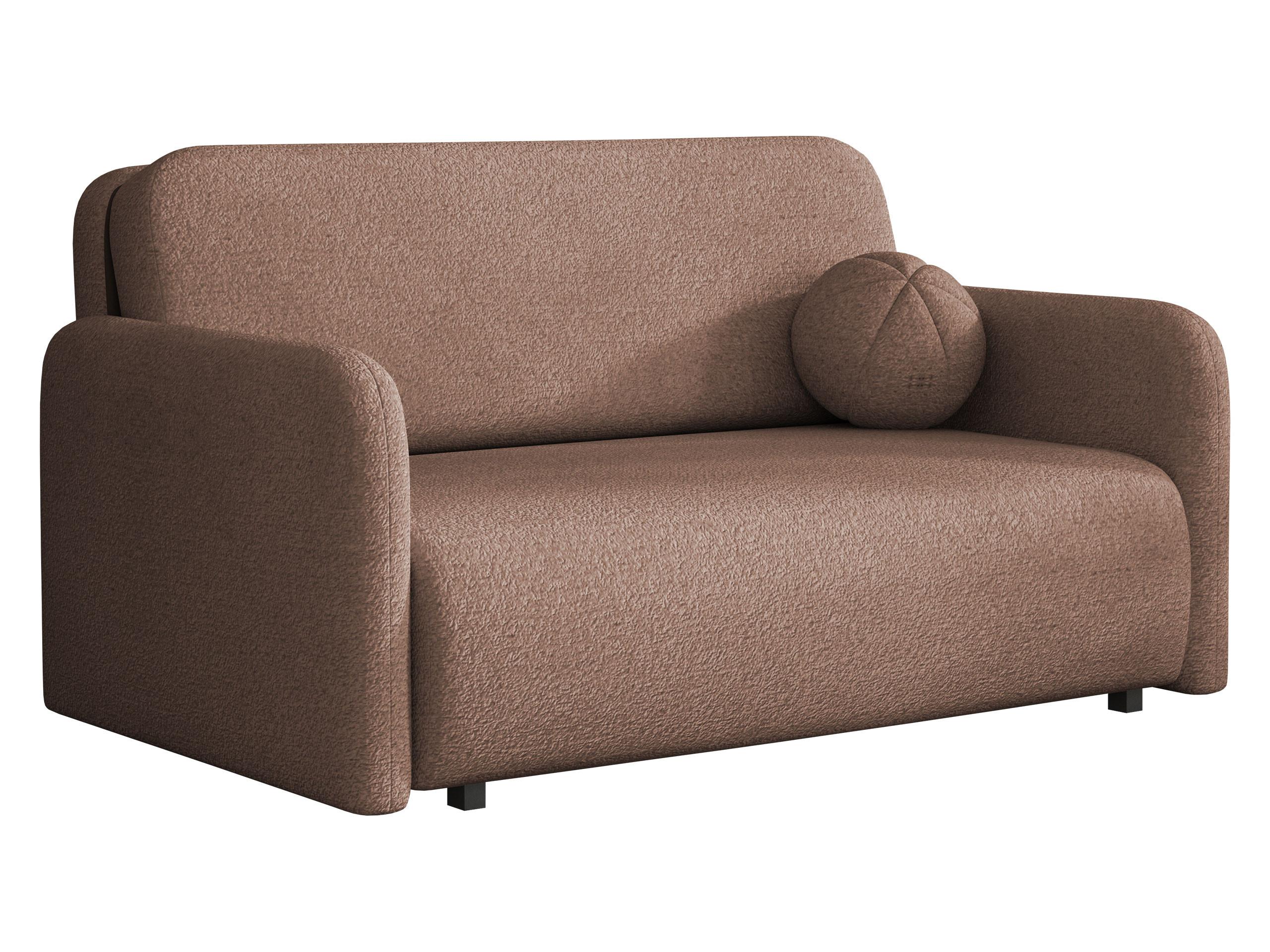 SCHLAFSOFA Viva Sun III - Schwarz/Braun, Holz/Textil (150/85/103cm) - MIRJAN24