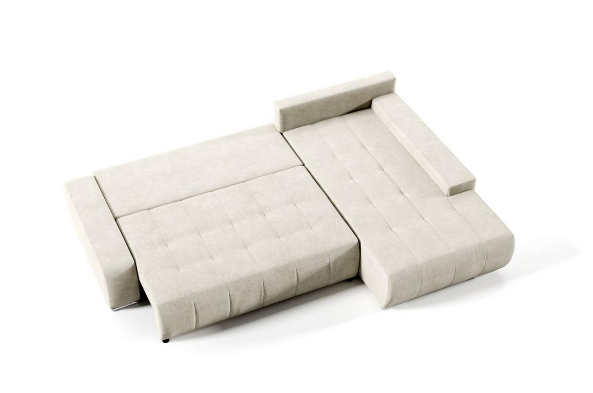 ECKSOFA Vogar In Aston - Dunkelgrau, Holzwerkstoff/Textil (265/185cm) - Fun Möbel