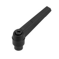 KLEMMHEBEL Größe M12 Klemmmutter - Schwarz, Metall (95/25/75cm) - Intirilife